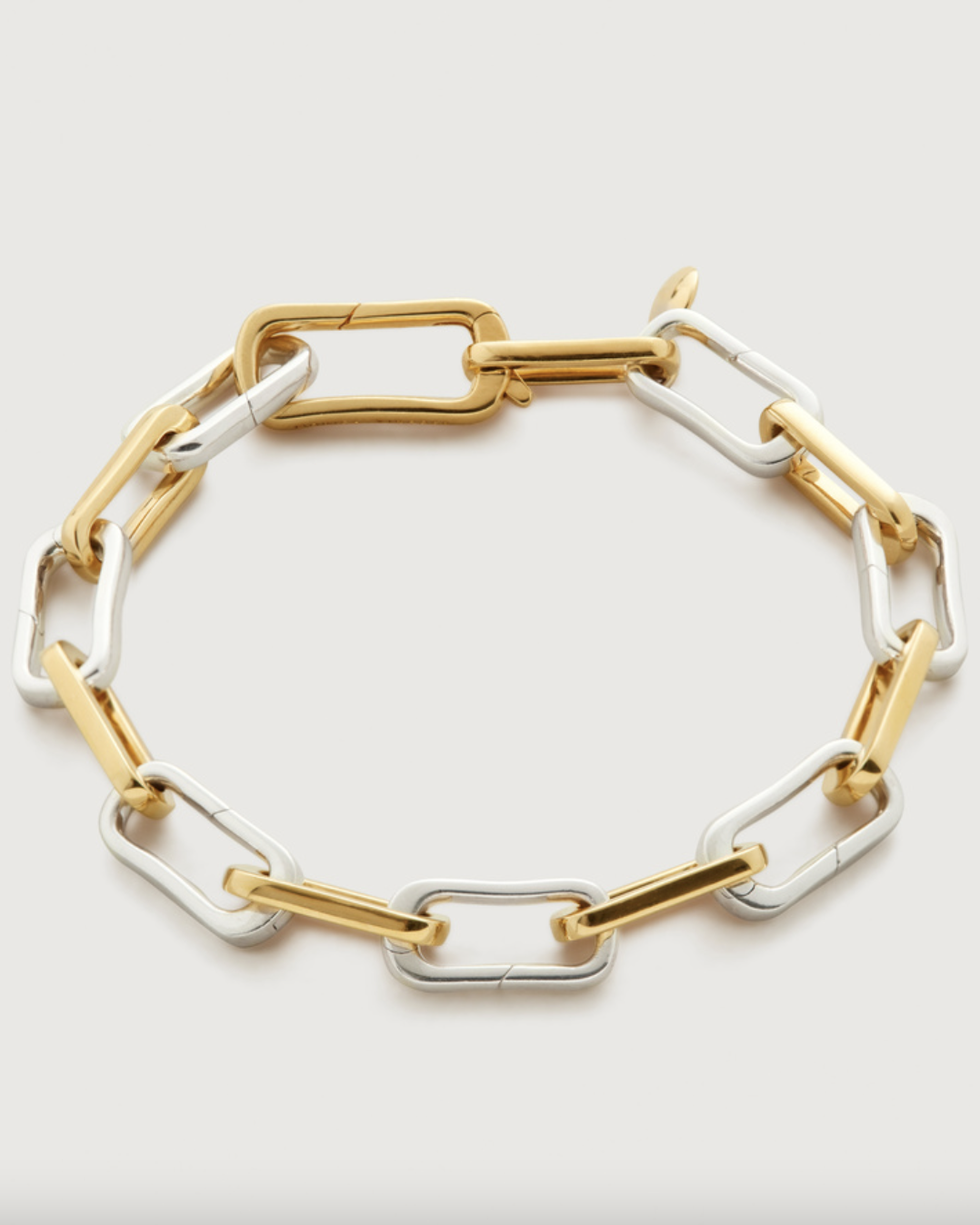 Alta capture mixed metal charm bracelet