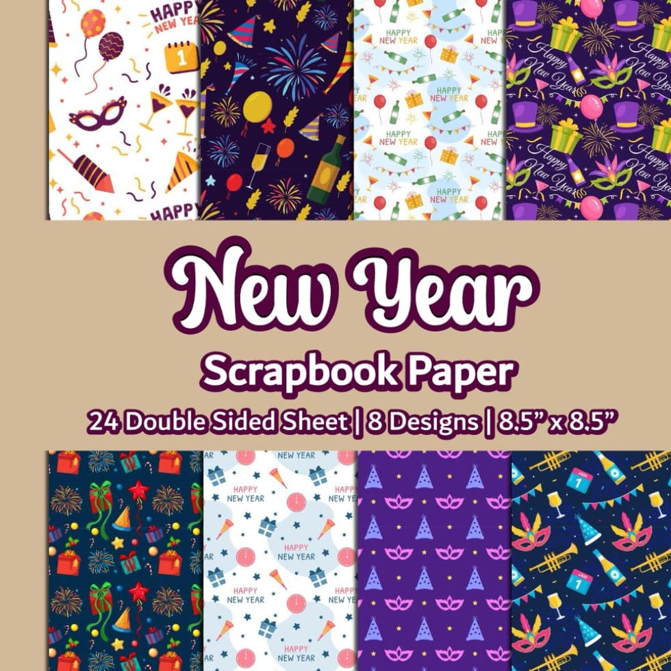 Wedding Scrapbook Paper: 20 Double Sided Sheets, 8.5x8.5 in | Wedding  Pattern Craft Paper Pad