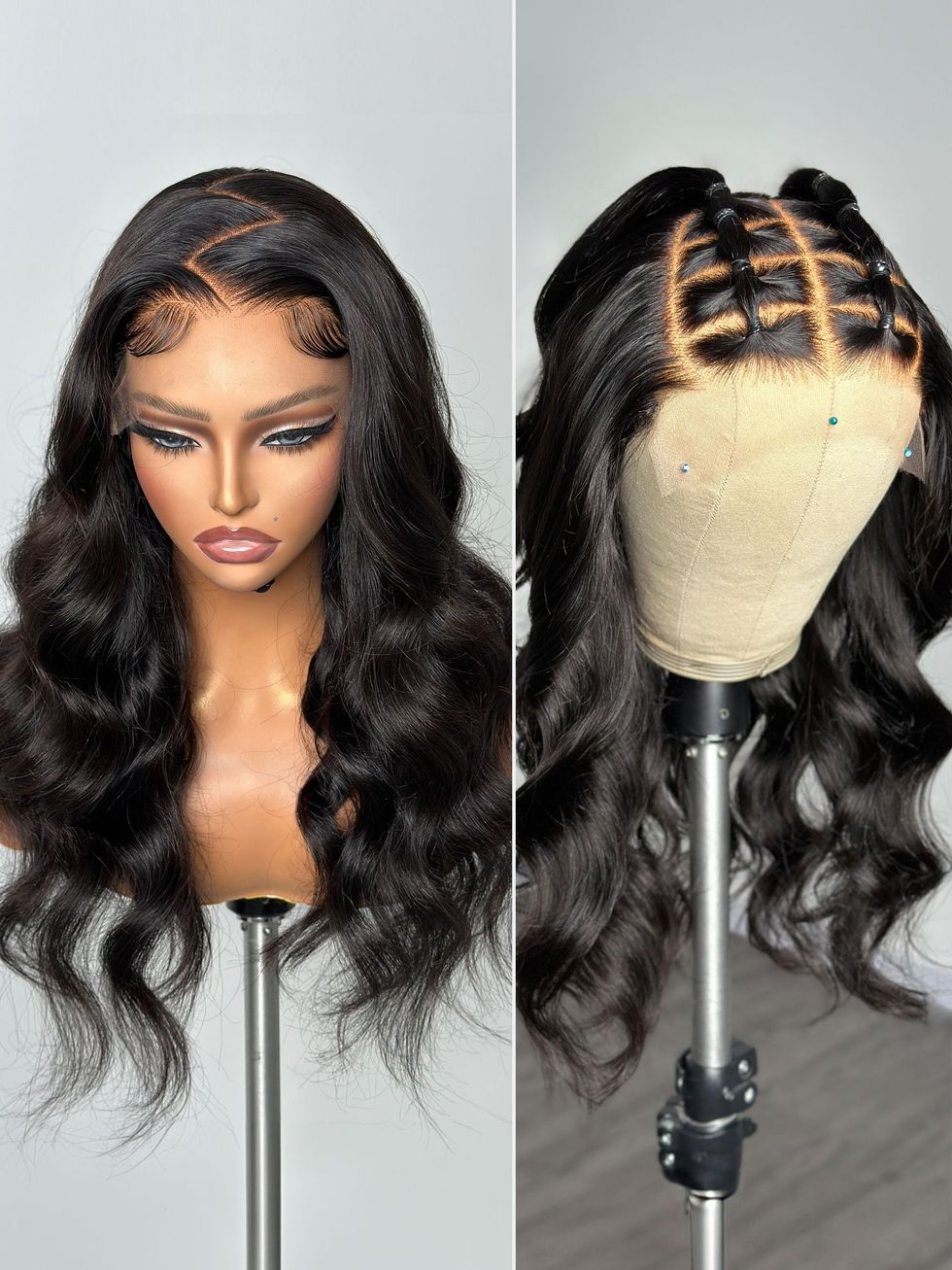 Tedhair 20 Inches 13x4 Trendy Half Braids Half Curly Lace Front Wig 25 –  TedHair