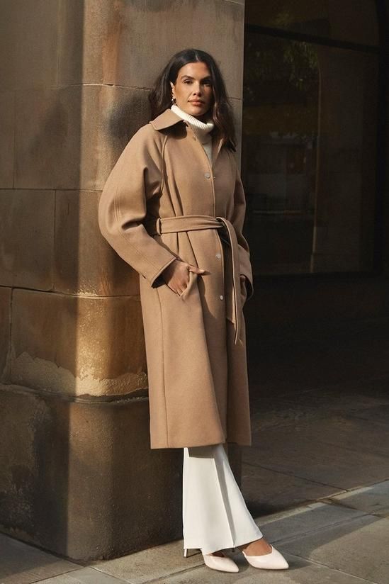 Wallis belted outlet coat