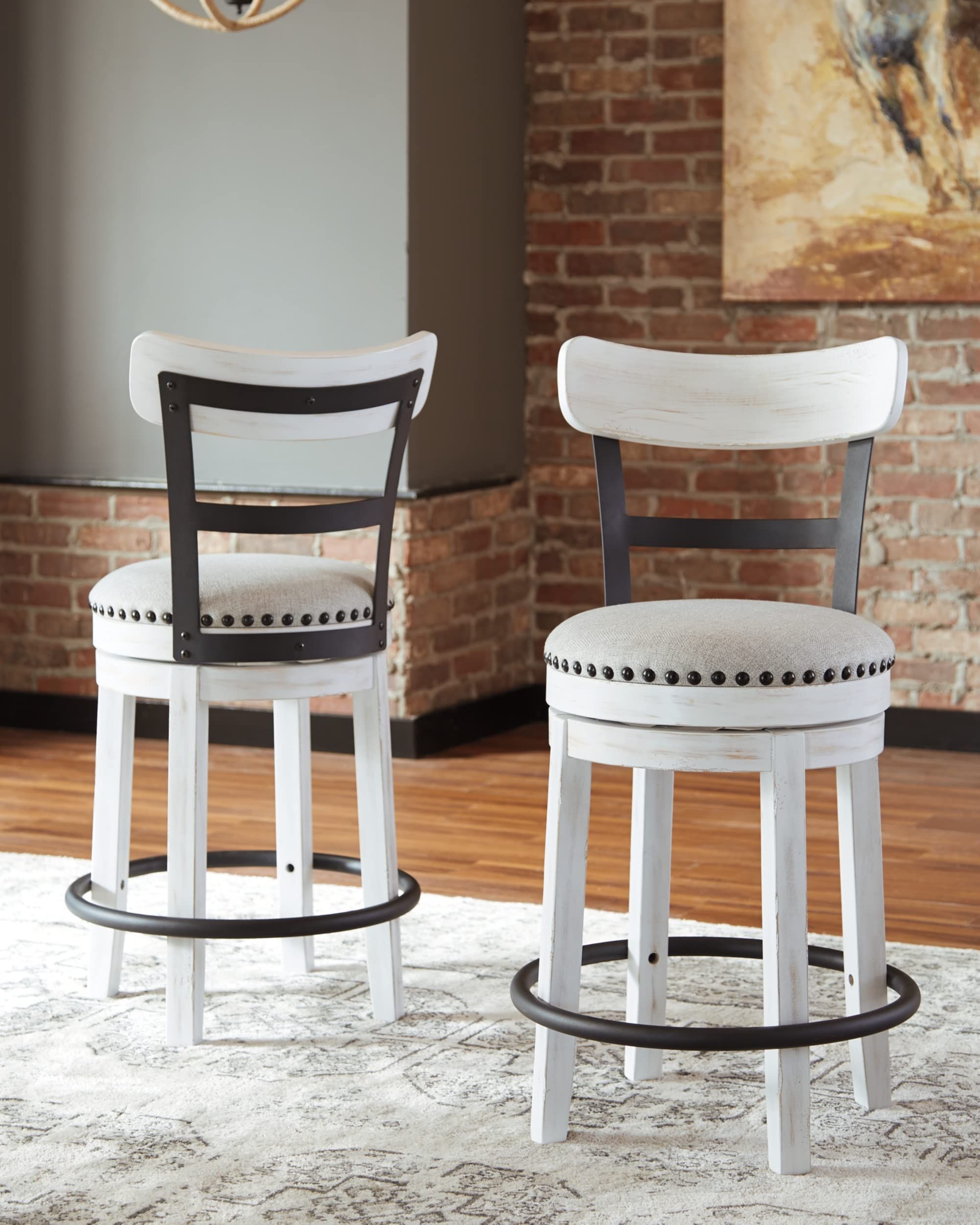 Best swivel bar online stools with backs