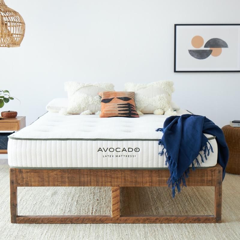 Bed frame online for avocado mattress