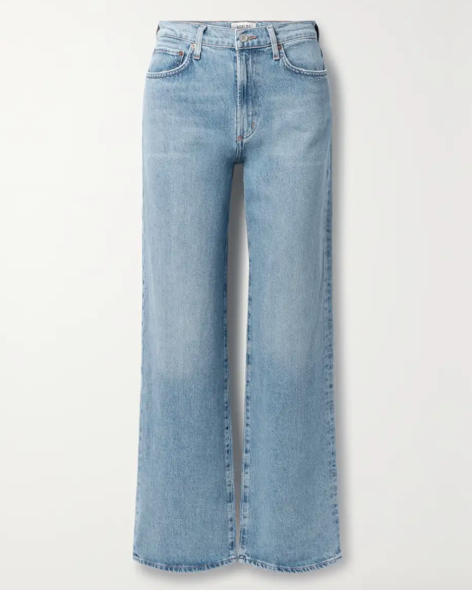 Harper Mid-Rise Straight-Leg Jeans