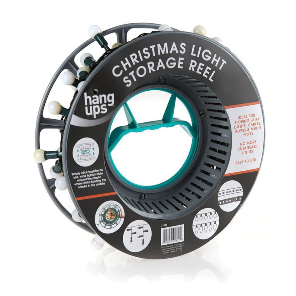 Christmas Lights Storage Reel, Ideal for Christmas Tree Lights, Fairy Lights, Rope Lights, LED Lights and Various Cables Tidy Tangle Free Light Storage Holder