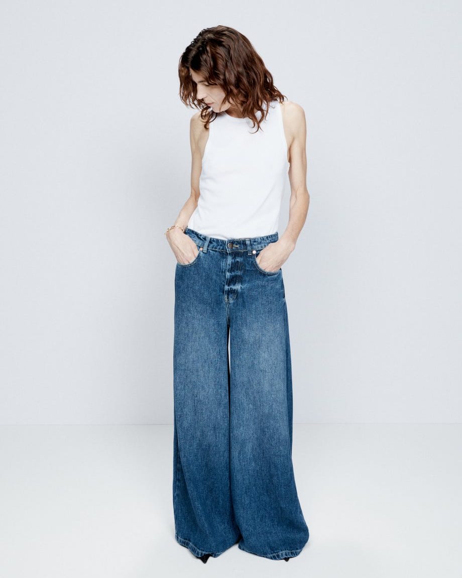 Stride Lyocell Wide-Leg Jeans