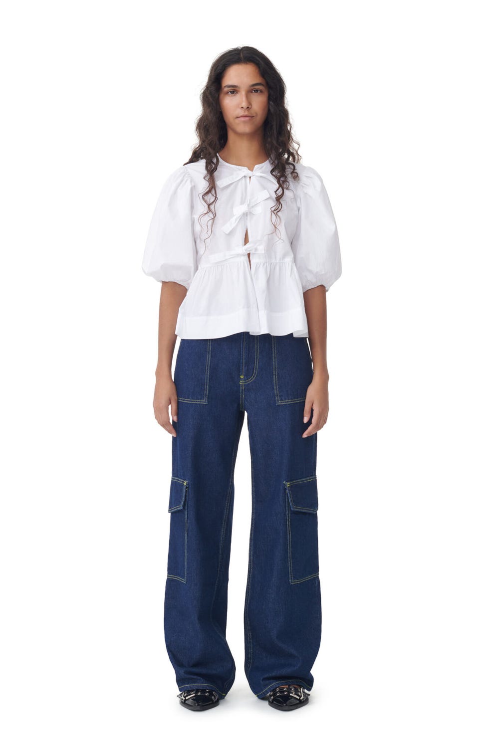 Rinse denim angi jeans