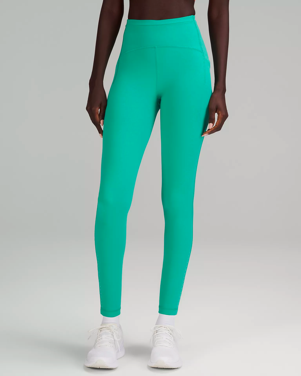 Lululemon Wunder Under Pant Yoga Pants Reversible Dark Fuel Menthol Green  (12) : : Clothing, Shoes & Accessories