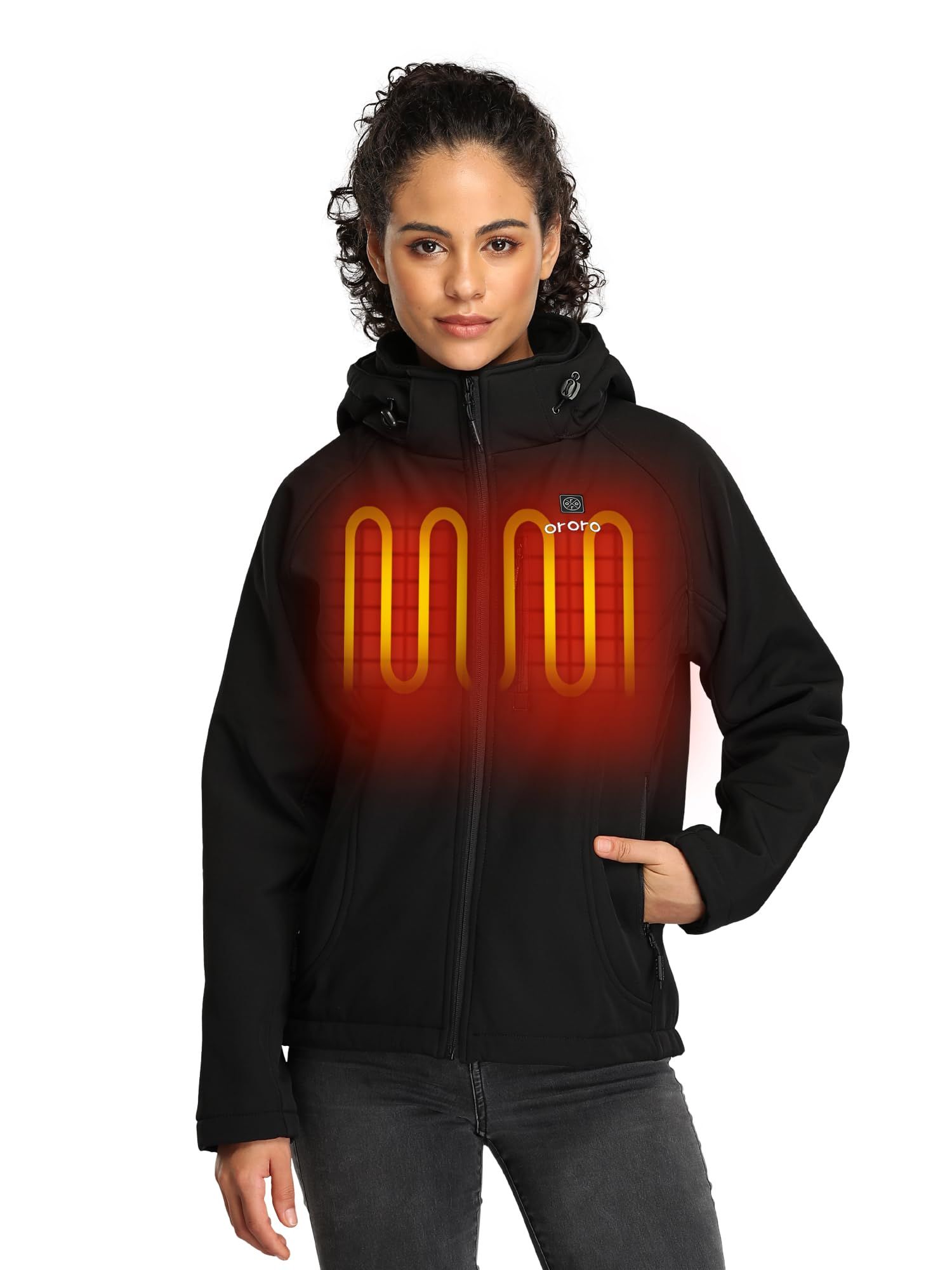 Battery heated outlet jacket