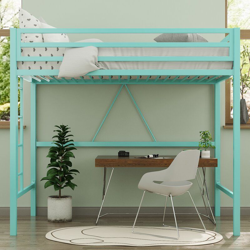 Green deals loft bed