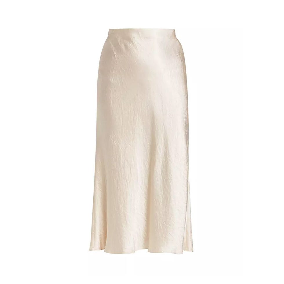 Satin Midi Skirt