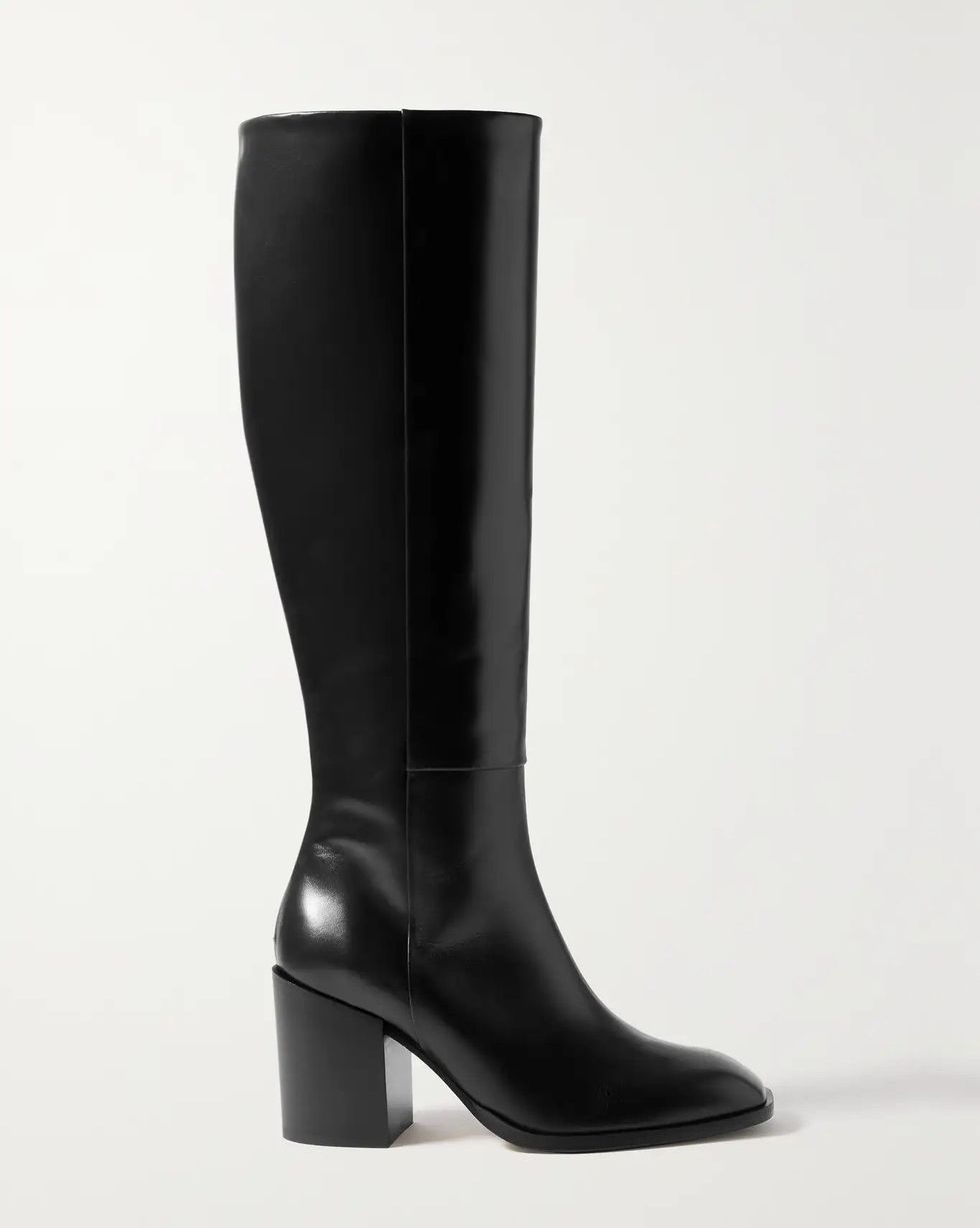 Teresa Leather Knee Boots