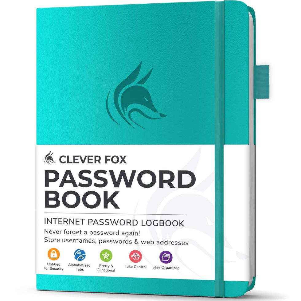 Password Book With Tabs 