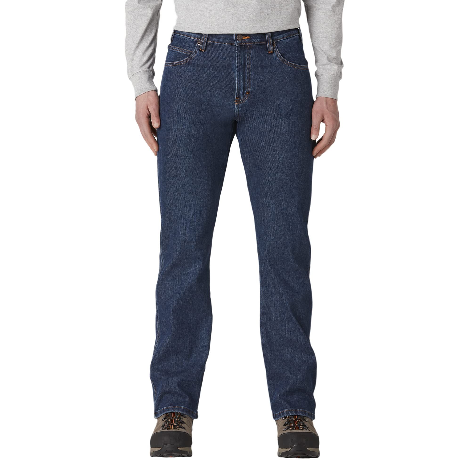 Men's flannel lined carpenter on sale jeans