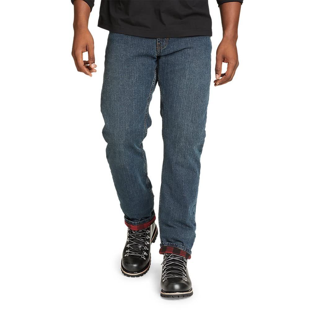 Flannel lined skinny jeans on sale mens