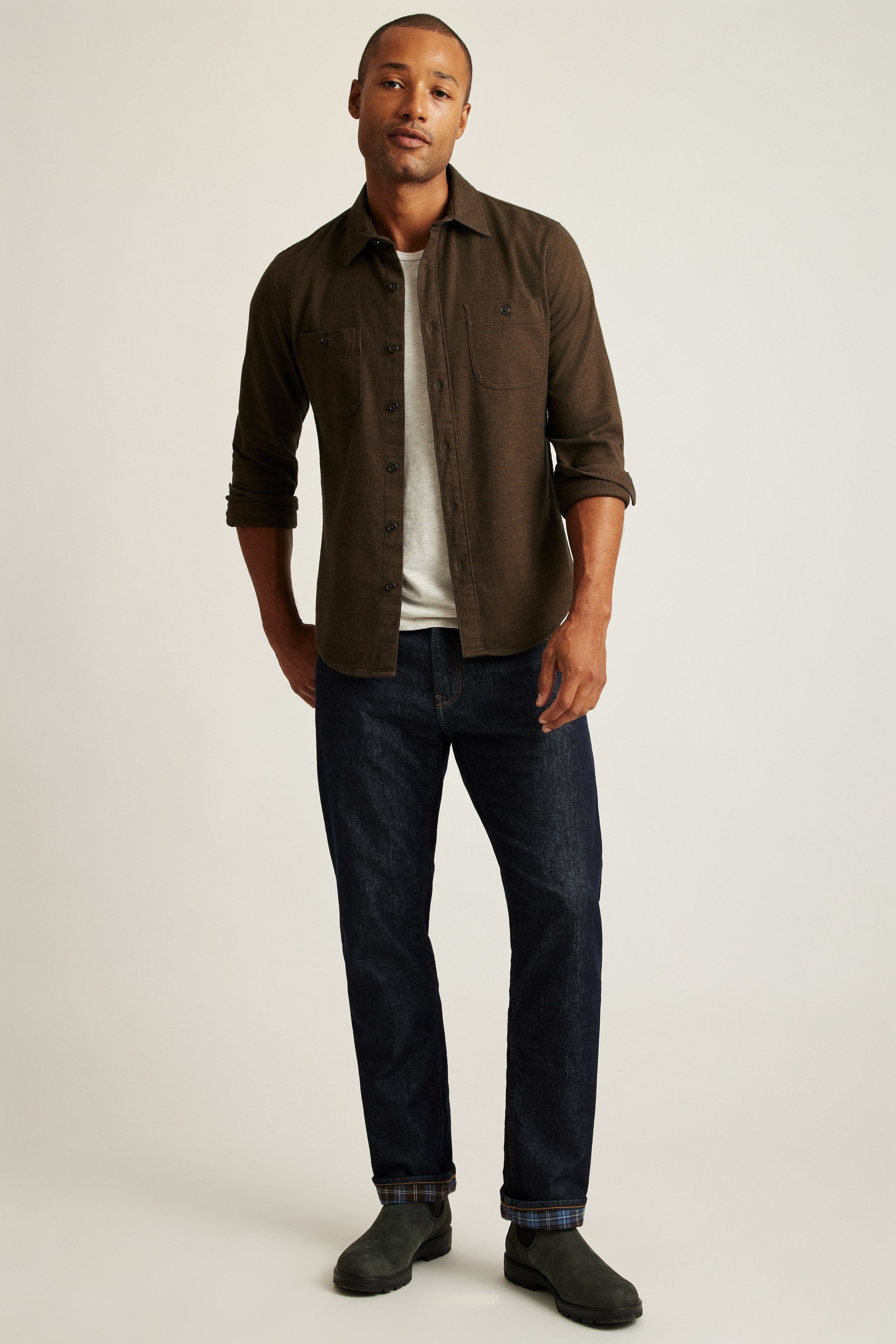 Work n sport flannel best sale lined jeans