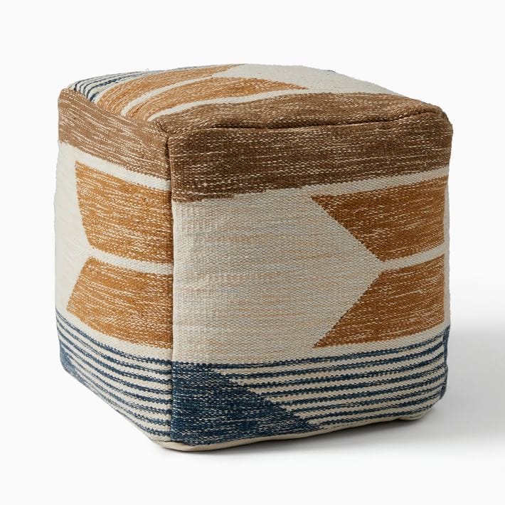 Desert Stream Indoor/Outdoor Pouf