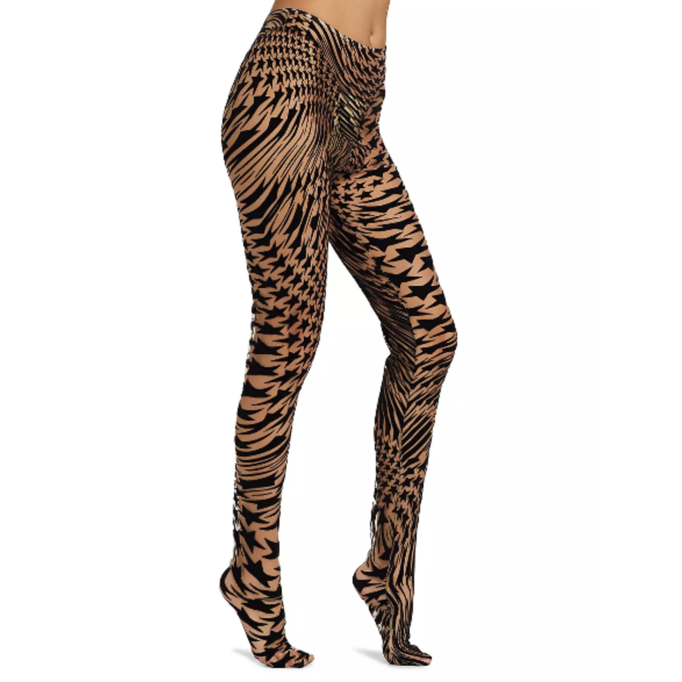 Leopard print tights in tulle in ANIMAL PRINT for for Women