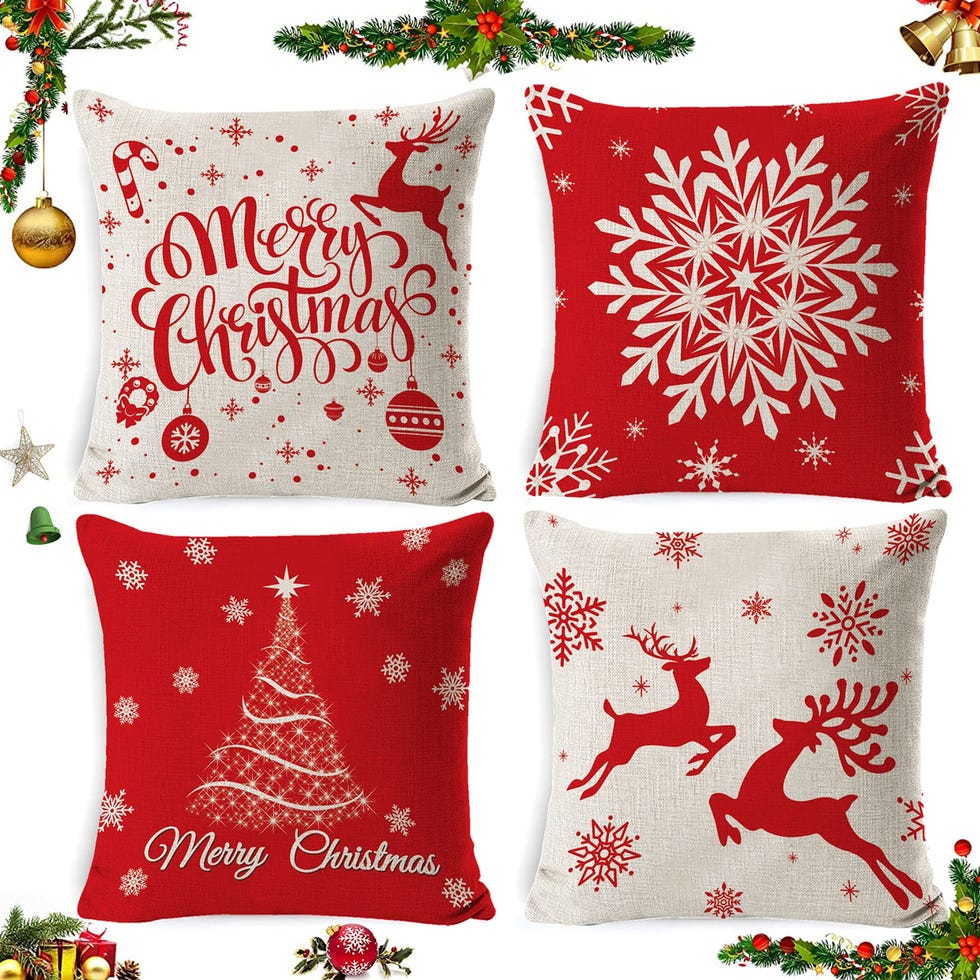 4 Fundas navideñas para cojines