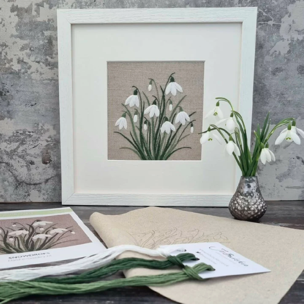 Snowdrops Embroidery Kit