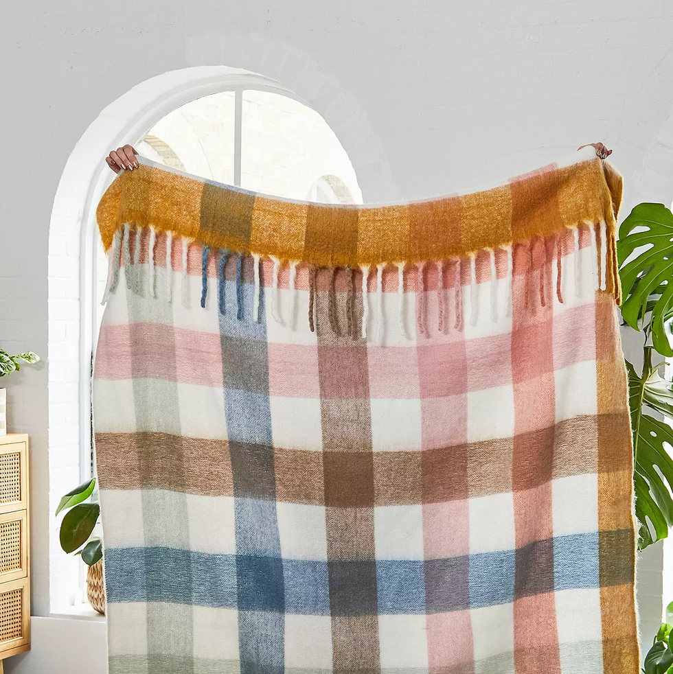 Urban Outfitters Checkerboard Blanket