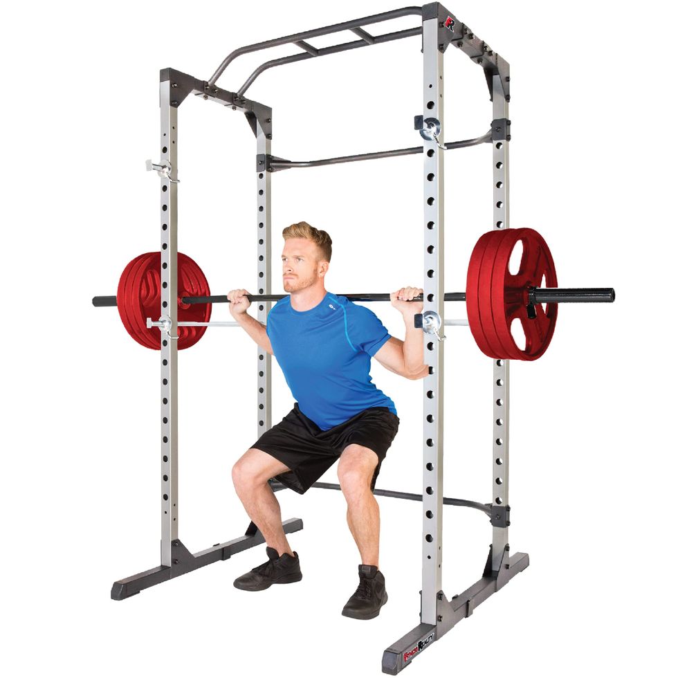 Squat Rack Power Cage with Optional Lat Pulldown