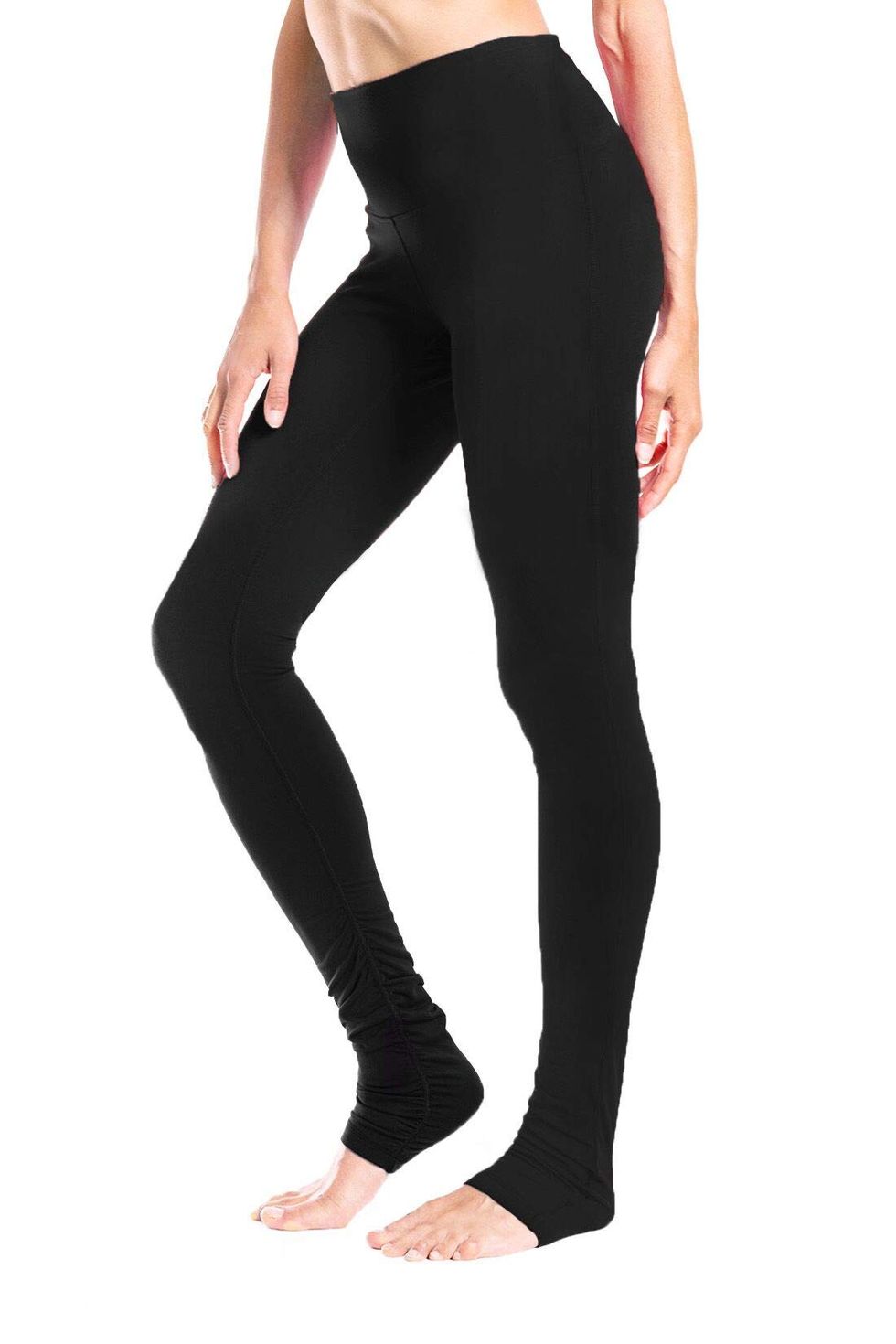 Women's 30'' Inseam V Cross Waist Flare Leggings with Tummy Control, Ultra  Stretch and Opaque