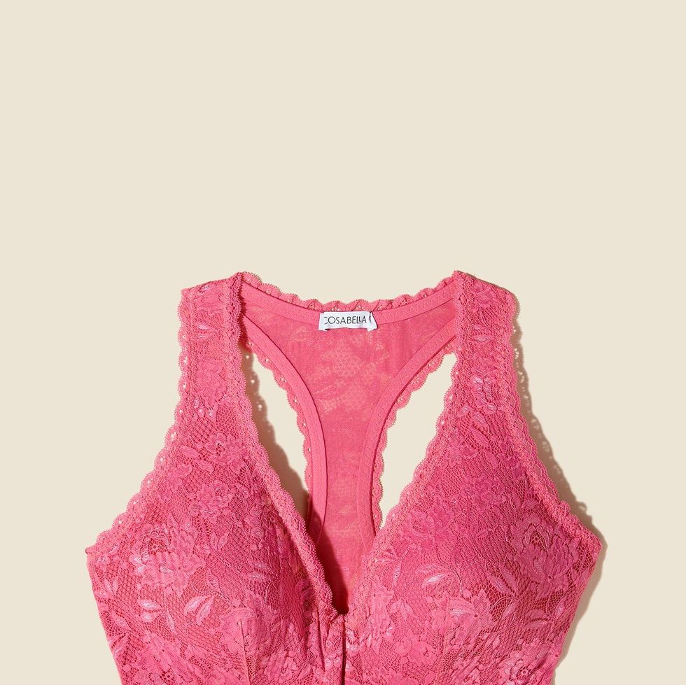 Buy A-GG Pink Floral Lace Post Surgery Front Fastening Bra 40F, Bras