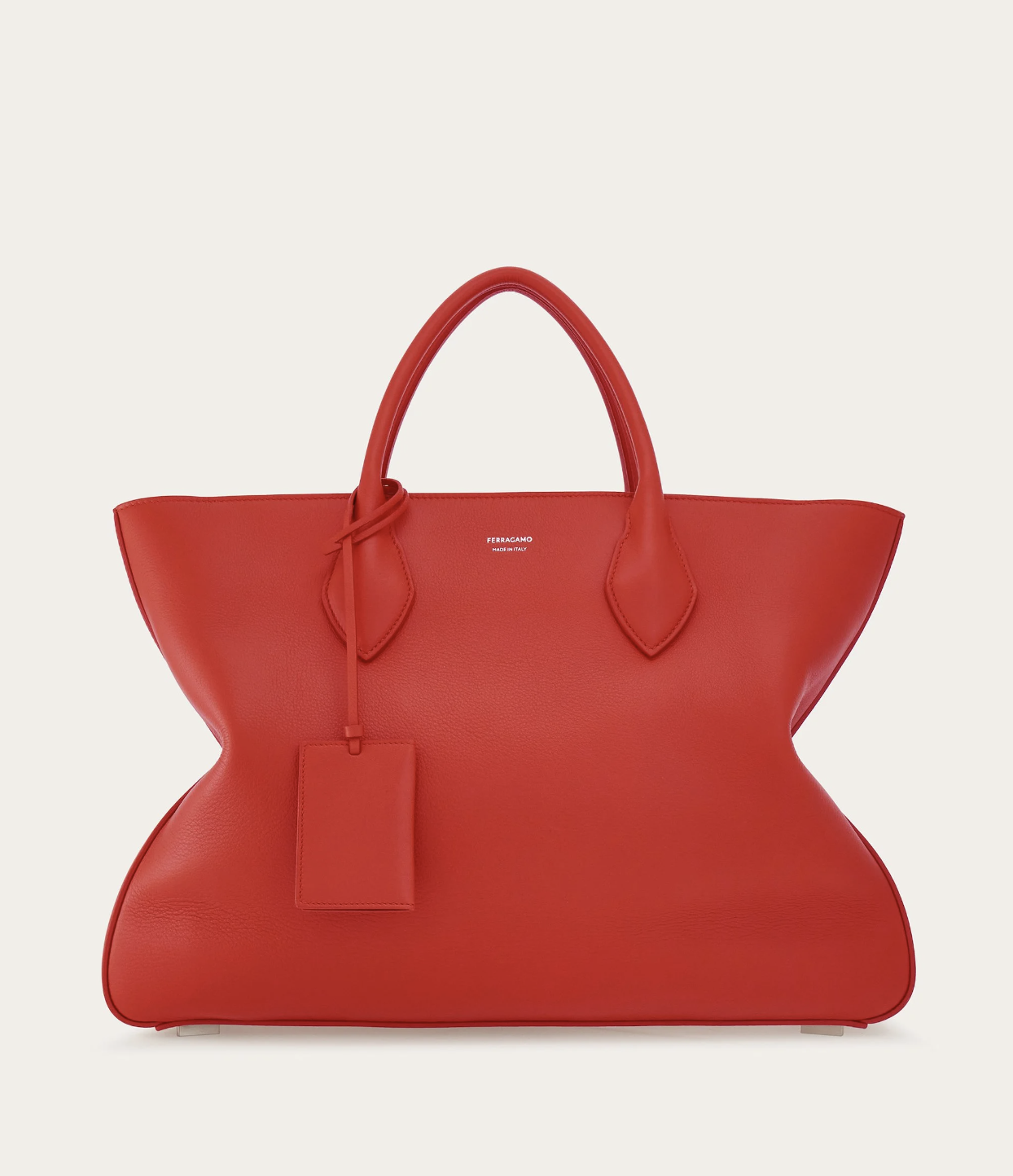 25 Best Designer Tote Bags Of 2024   1703100512 Best Designer Tote Bags Ferragamo Red Tote 6583403fb7e33 