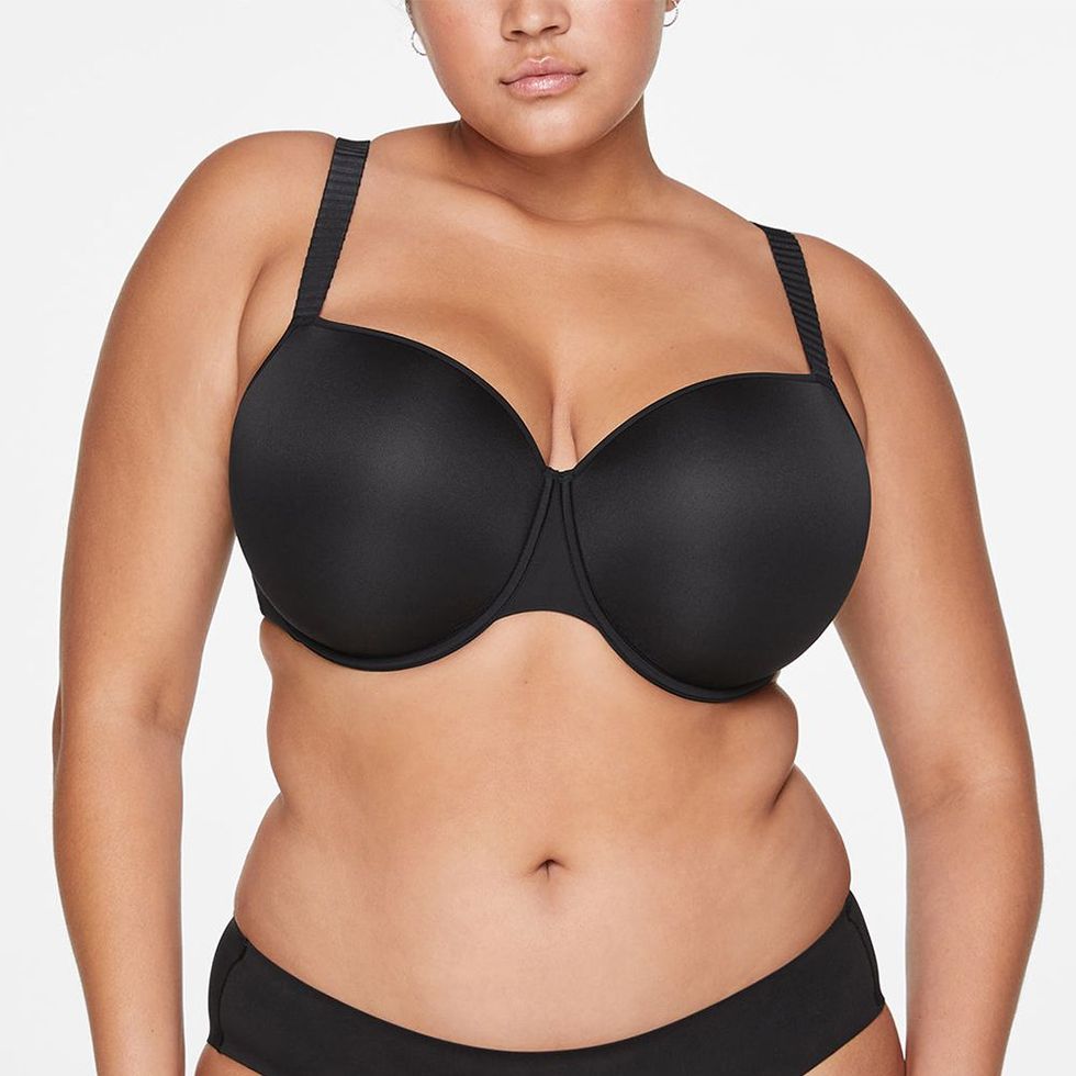 Full Support Bra With Lift, Comfortable Plus Size Bra, Everyday Classic  Black Lingerie 