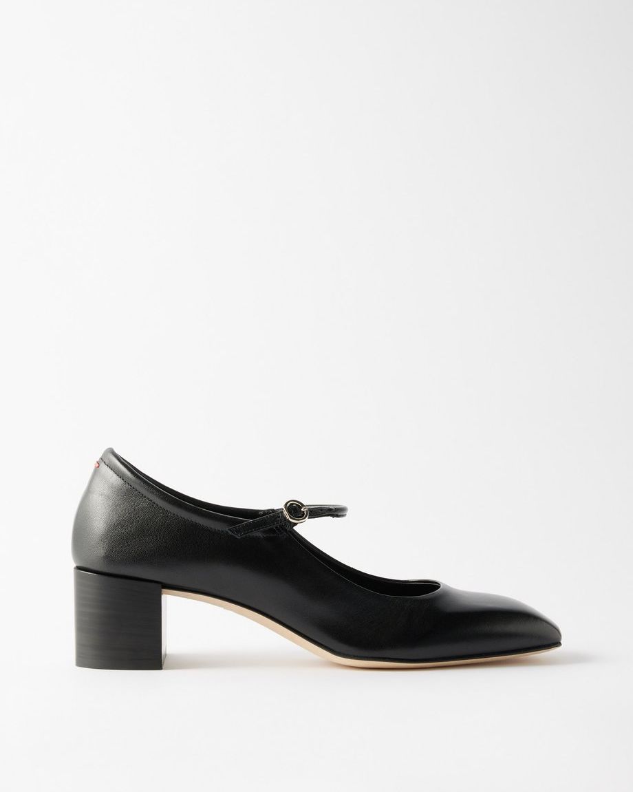 Aline Leather Mary Jane Pumps