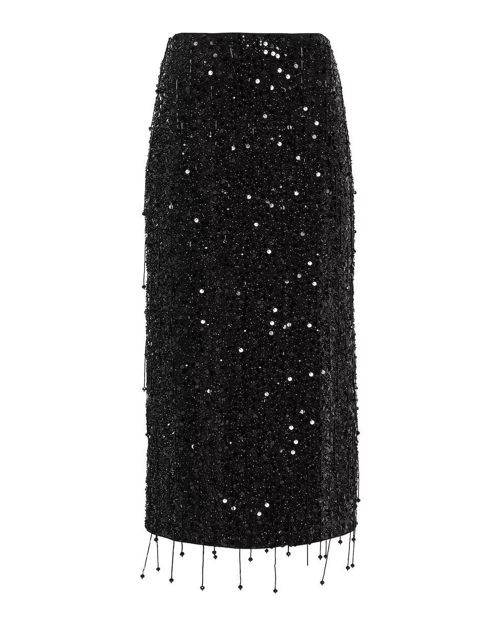 Gisele Sequin skirt
