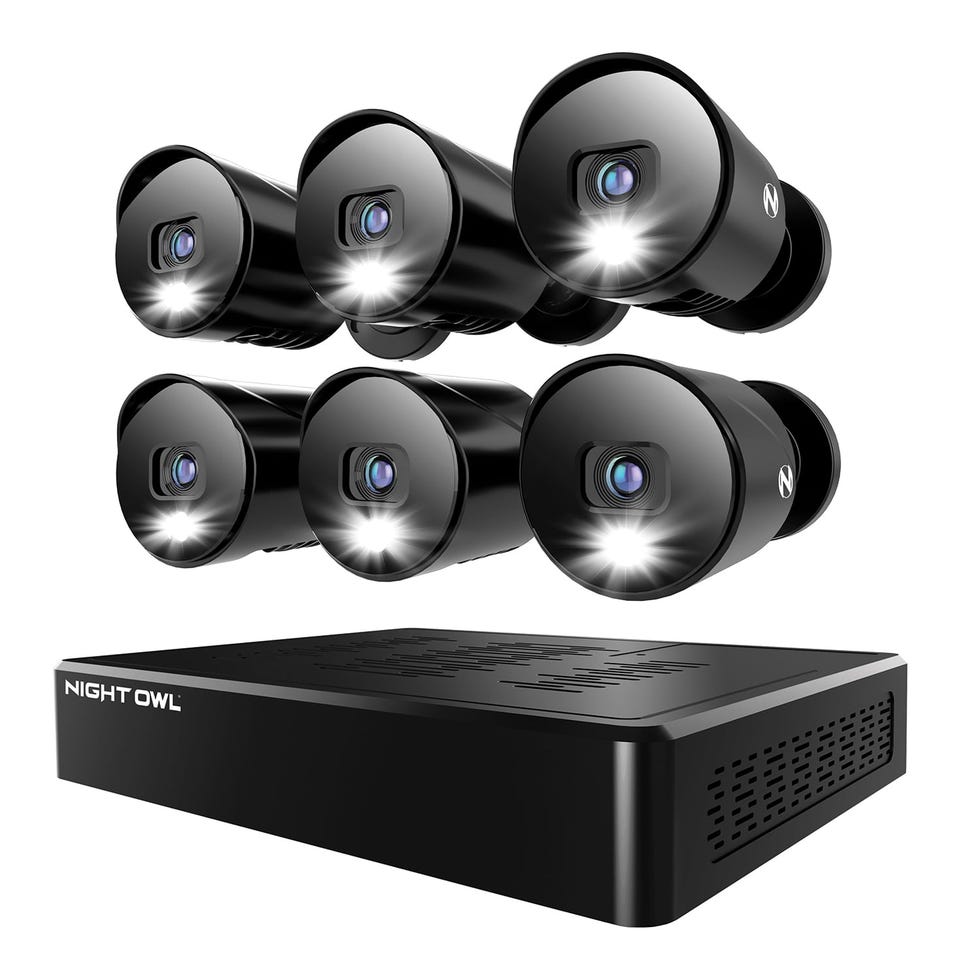 Digital Video Recorder with Spotlight Cameras