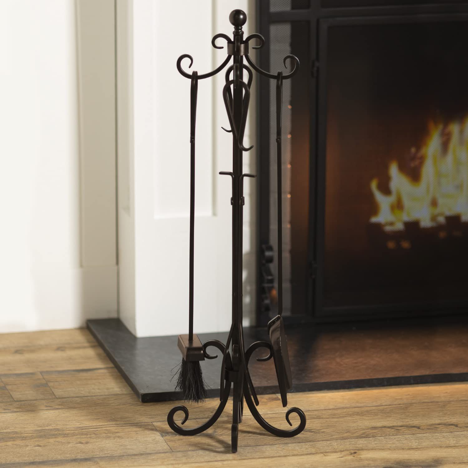 Fireplace tool holder discount only