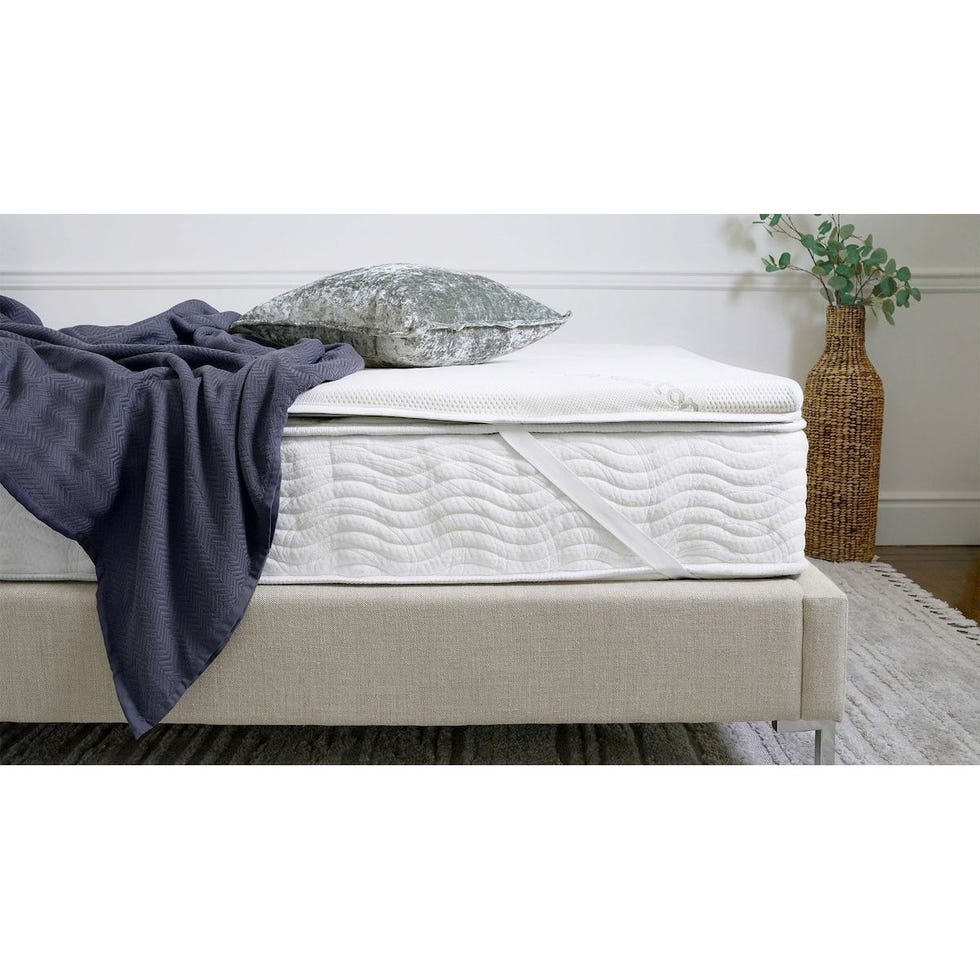 Topper natural de colchão de látex