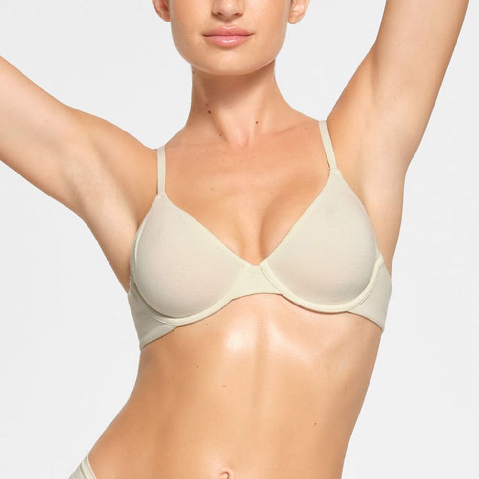 Navy Soft Touch Cotton T-Shirt Dd+ Cup Size Bra