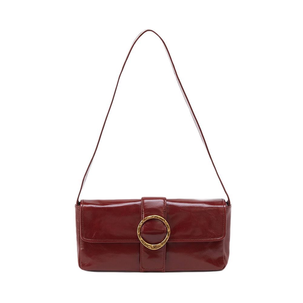 Red baguette bag hot sale