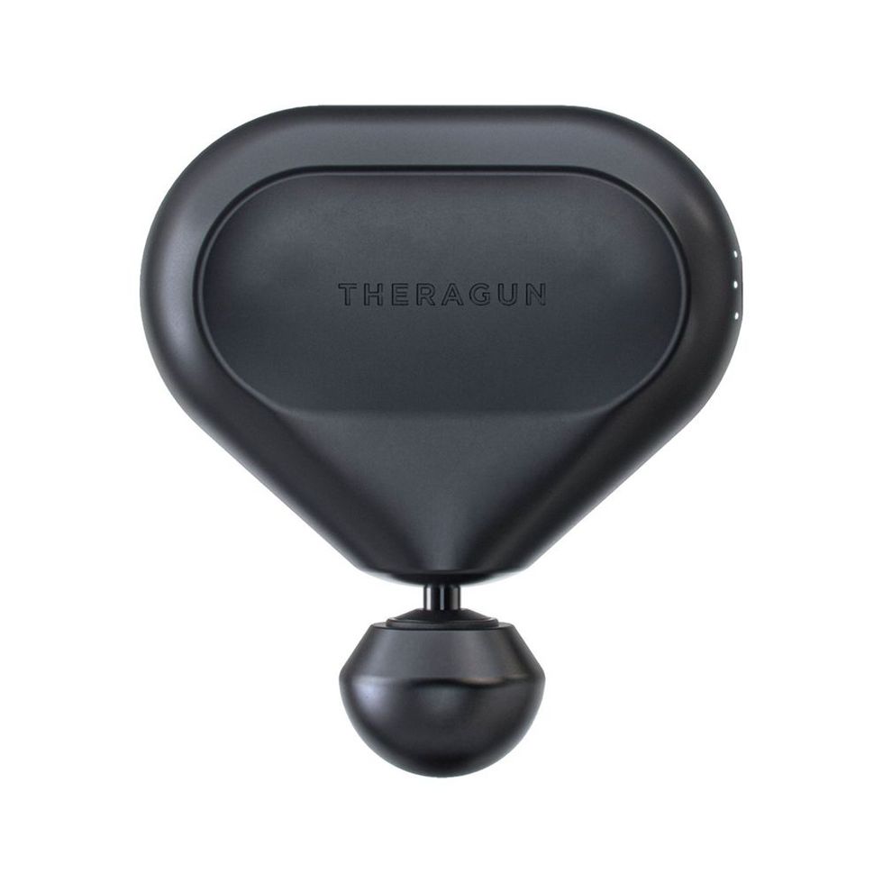 TheraGun Mini Handheld Electric Massage Gun - Compact Deep Tissue Treatment for Any Athlete On The Go - Portable Percussion Massager with QuietForce Technology (Black - 1.0)