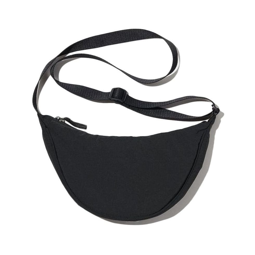 Black Round Mini Shoulder Bag