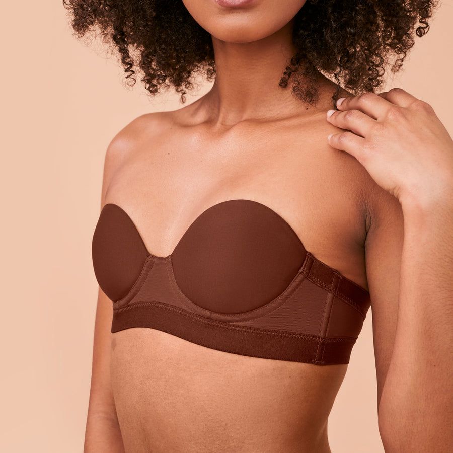 Uplifting strapless clearance bra