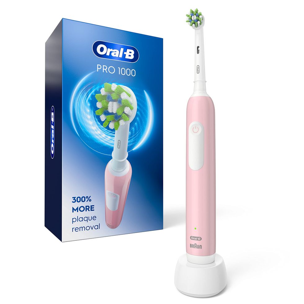 Pro 1000 Rechargeable Electric Toothbrush, Pink