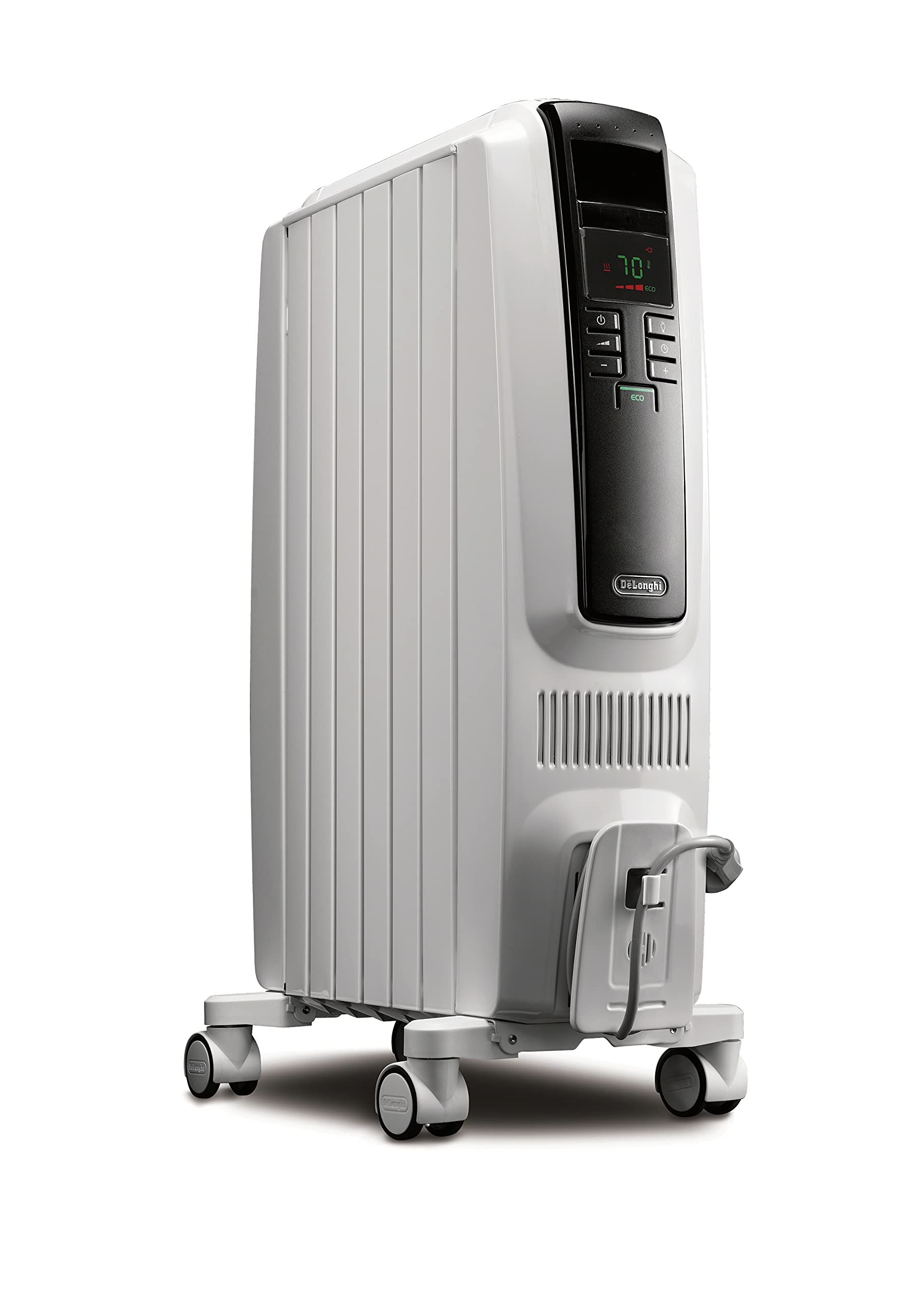 Electric space heaters for large clearance rooms