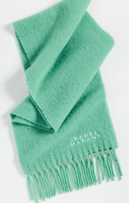 開運單品推薦：Isabel Marant 綠色圍巾