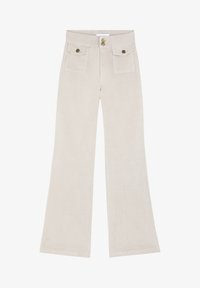 Cómo combinar pantalones vaqueros beige, los jeans favoritos de