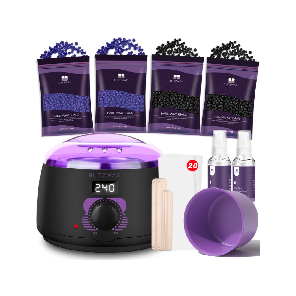 hair removal wax warmer kit