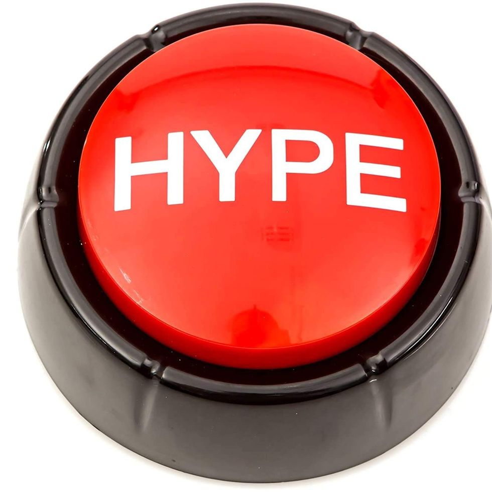 hype button