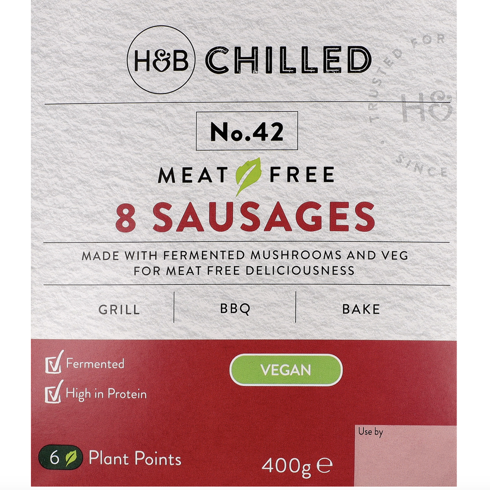 Holland and Barrett No 42 Sausages 