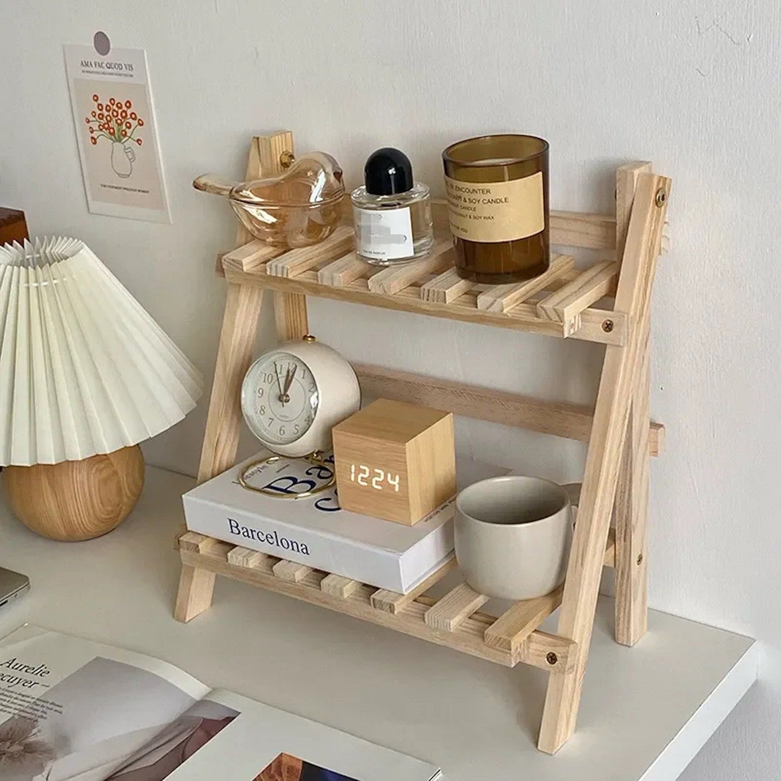 Dressing shop table organiser