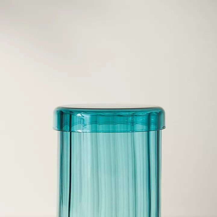 Anthropologie Calle Scalloped Glass Canister