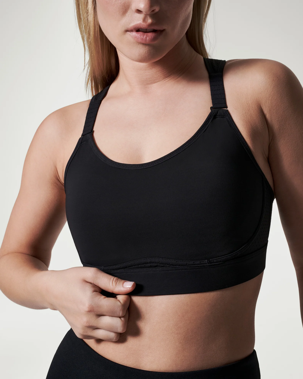 Women's Big Bust High Impact Sports Bra - Front Zip Closure, Adjustable  Straps, Padded Sports Bra