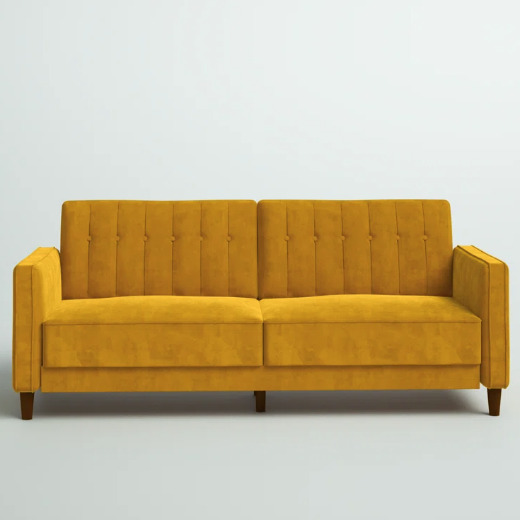 Perdue Velvet Convertible Sofa